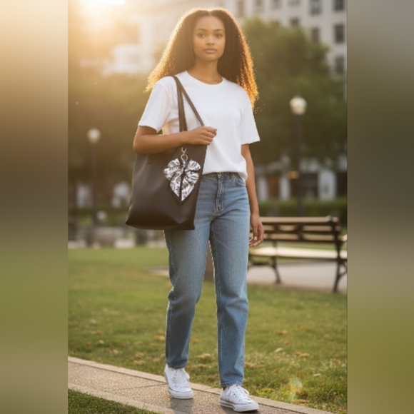 Floral Bow Bag Key Charm - Picture 4 of 4